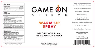 Can Label (792671145226 Game On Xtreme 3.4oz 2025)